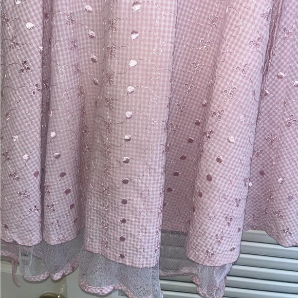 Bonnie Jean Girls Bow Pink Dress Size 6X holiday party - Picture 3 of 4